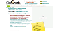 Desktop Screenshot of catgenie-germany.de