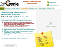 Tablet Screenshot of catgenie-germany.de